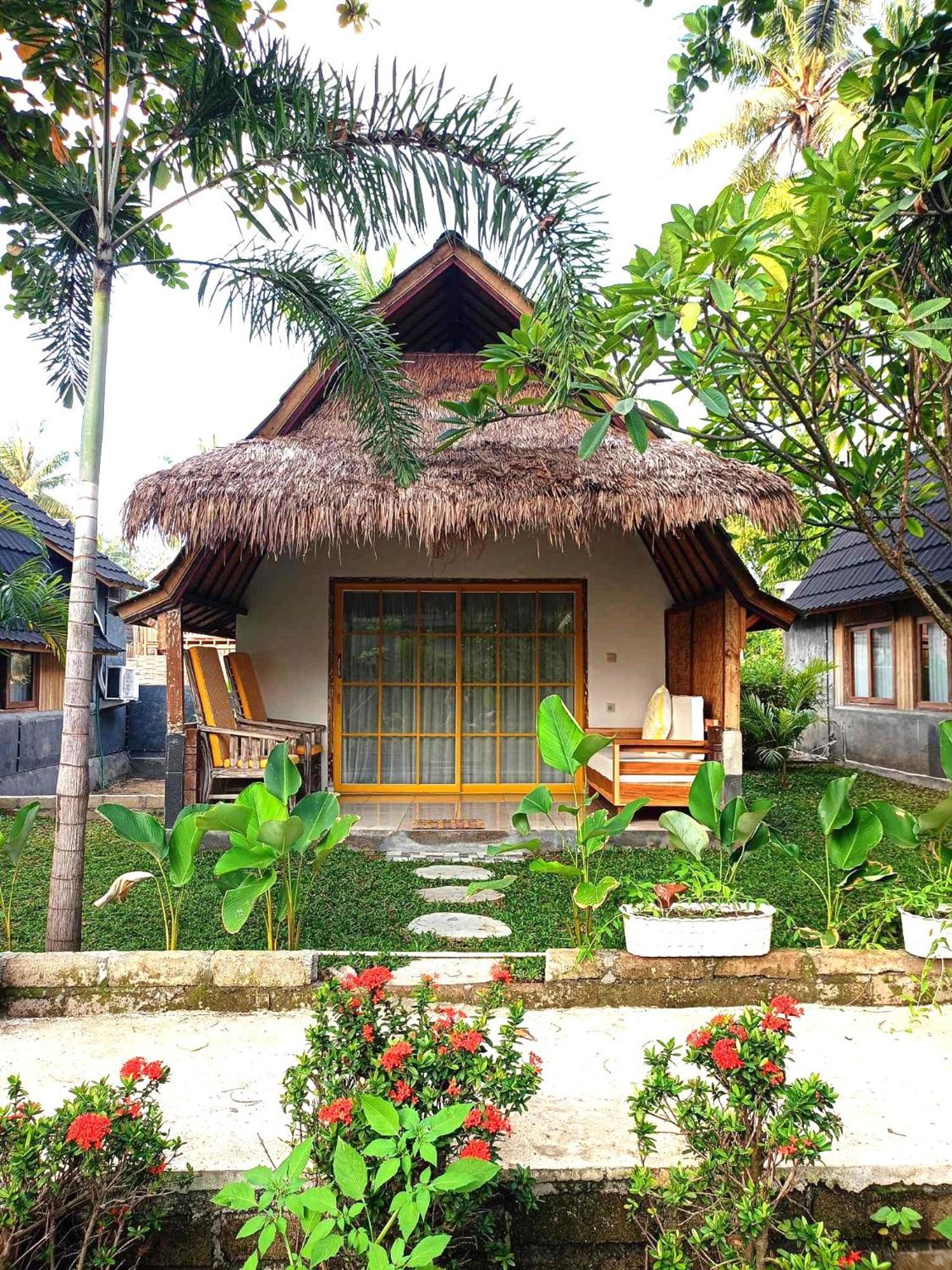 Bintang Tiga Bungalows Gili Air Eksteriør bilde