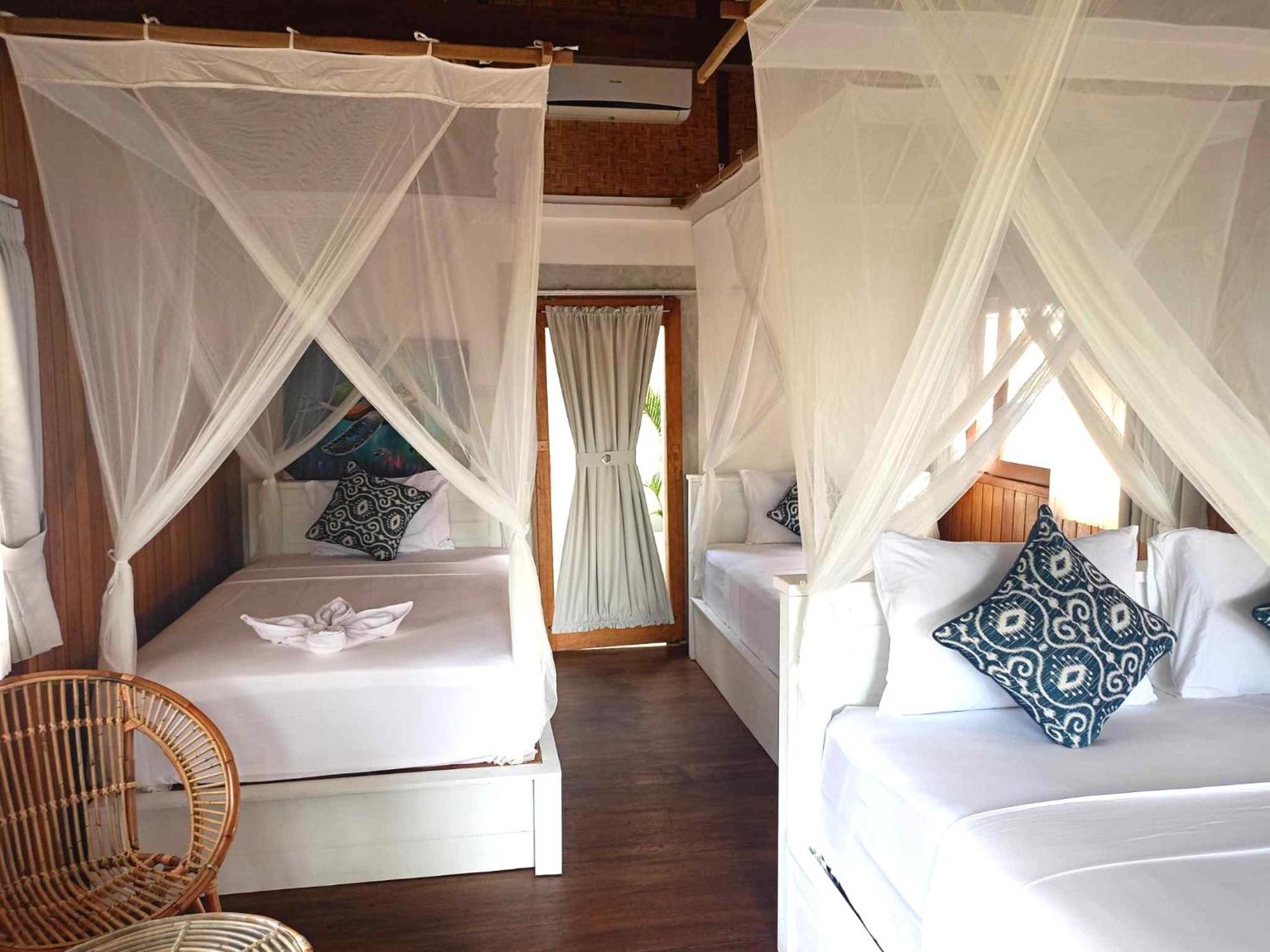 Bintang Tiga Bungalows Gili Air Eksteriør bilde