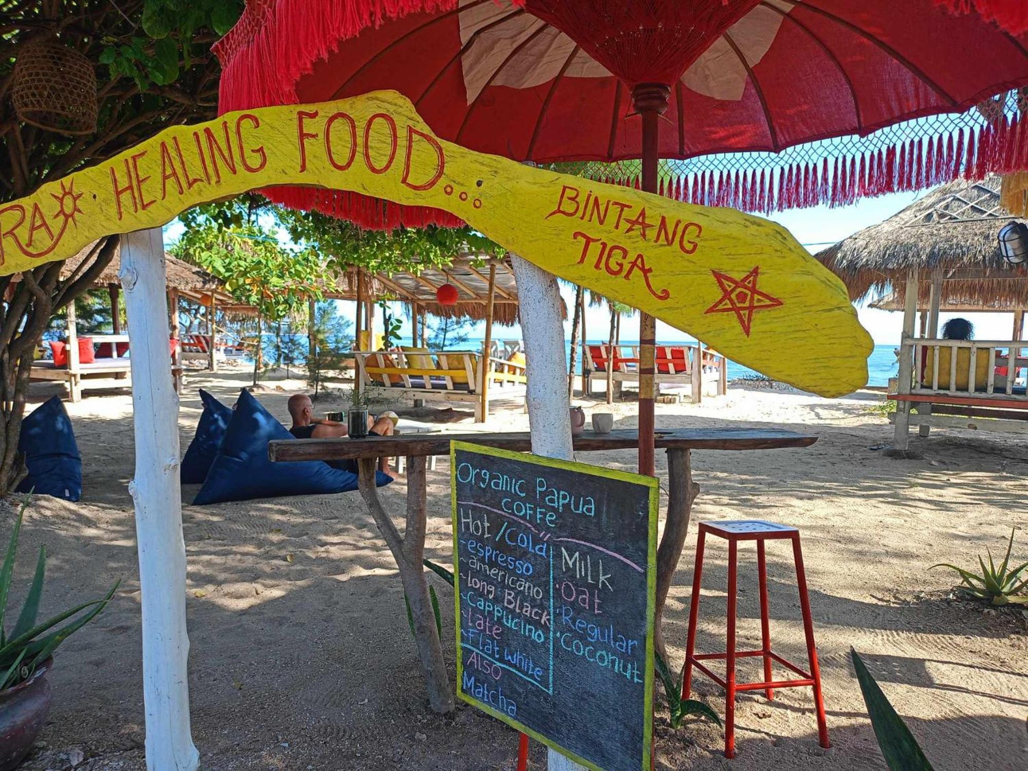 Bintang Tiga Bungalows Gili Air Eksteriør bilde