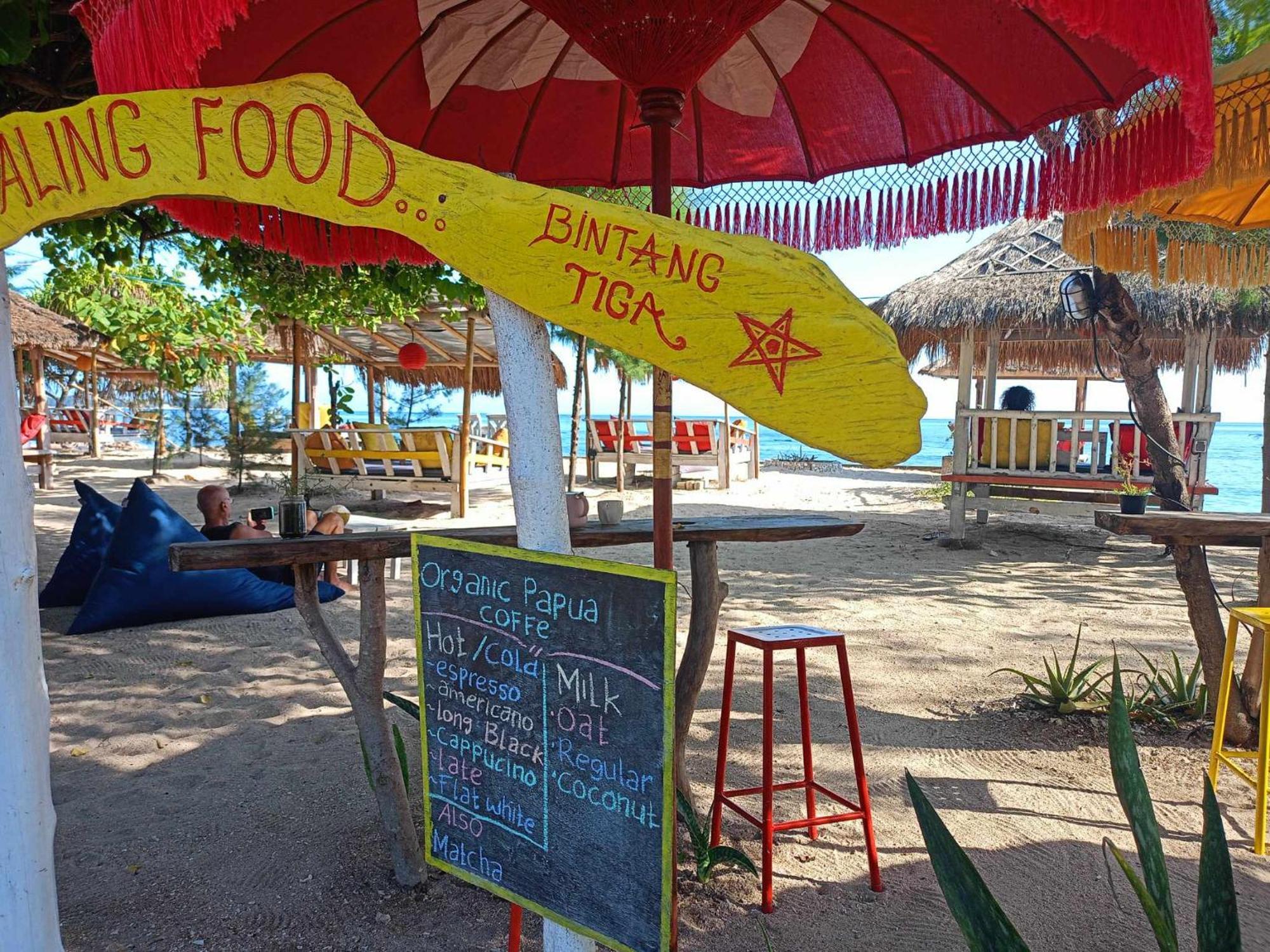 Bintang Tiga Bungalows Gili Air Eksteriør bilde