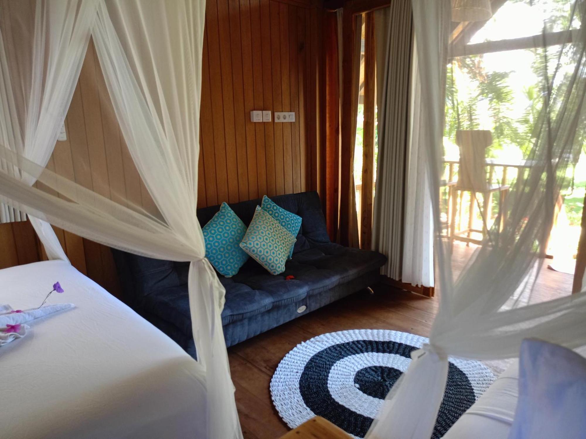Bintang Tiga Bungalows Gili Air Eksteriør bilde