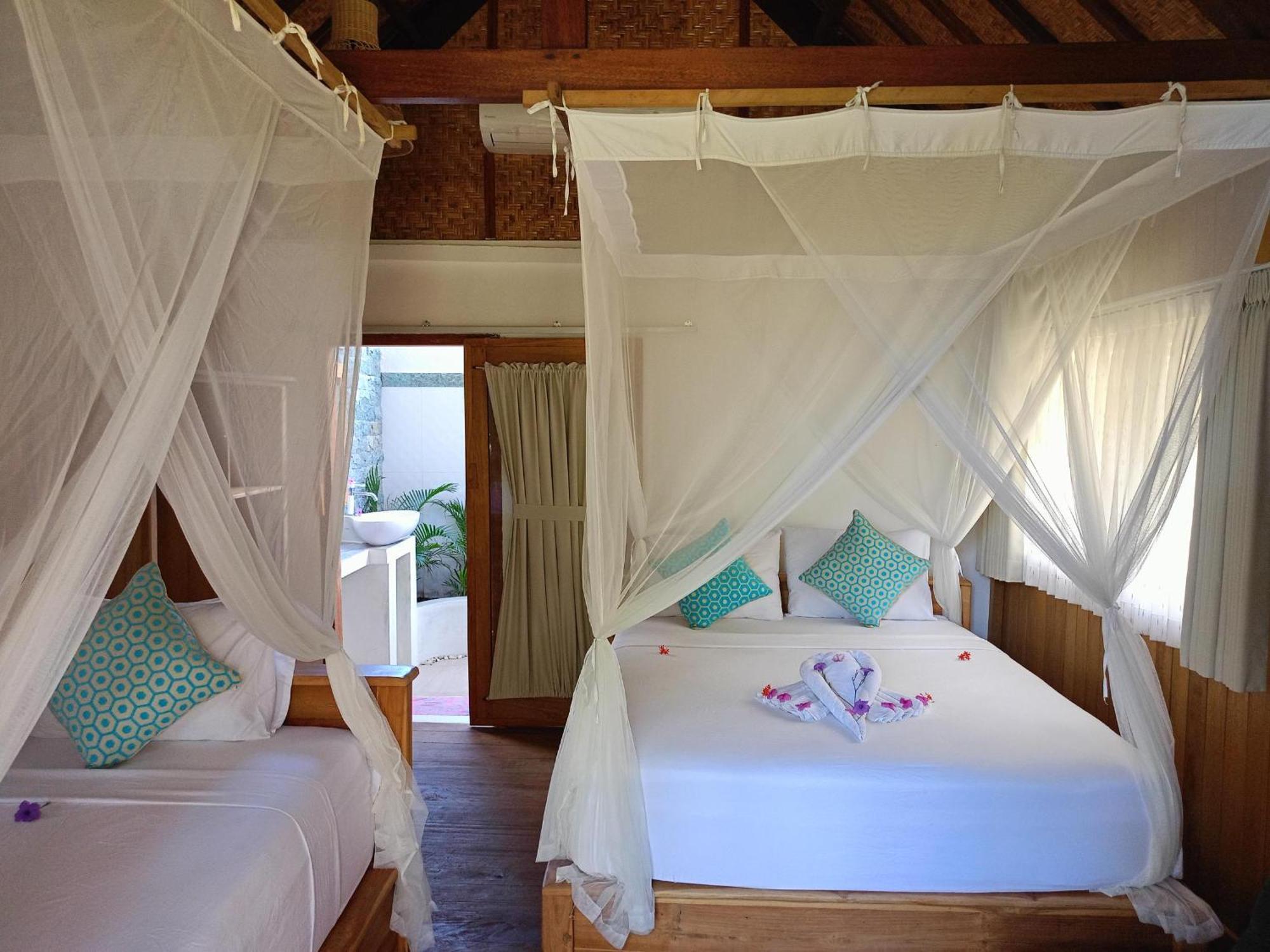 Bintang Tiga Bungalows Gili Air Eksteriør bilde