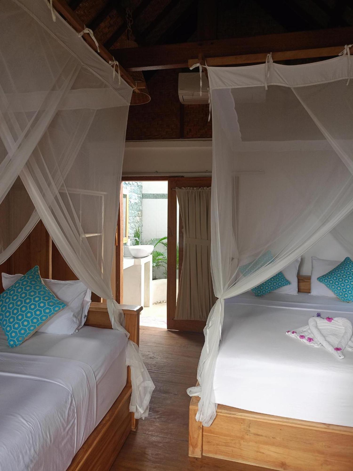 Bintang Tiga Bungalows Gili Air Eksteriør bilde